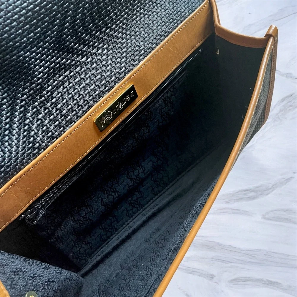 Sale! YSL Yves Saint Laurent Clutch Shoulder Bag ✨ - Picture 9 of 16